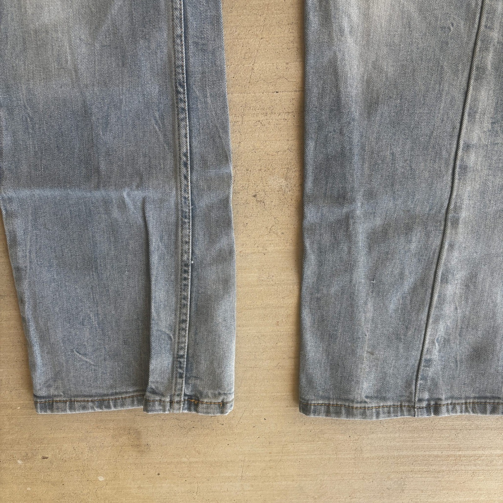 Y2K Levi’s 527 Jeans Mens 30×30 Blue Light Wash Slim Bootcut Denim Distressed