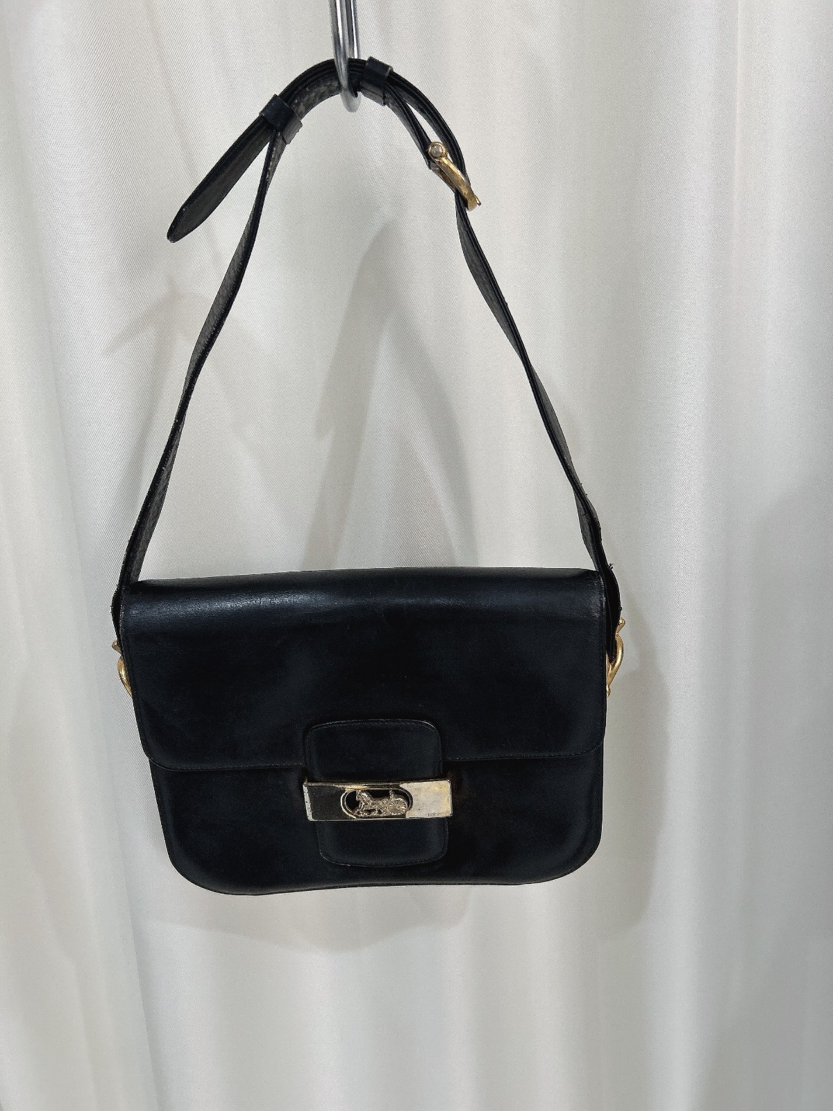 CELINE Shoulder bag Horse Carriage Hardware Vintage shipped from Japan