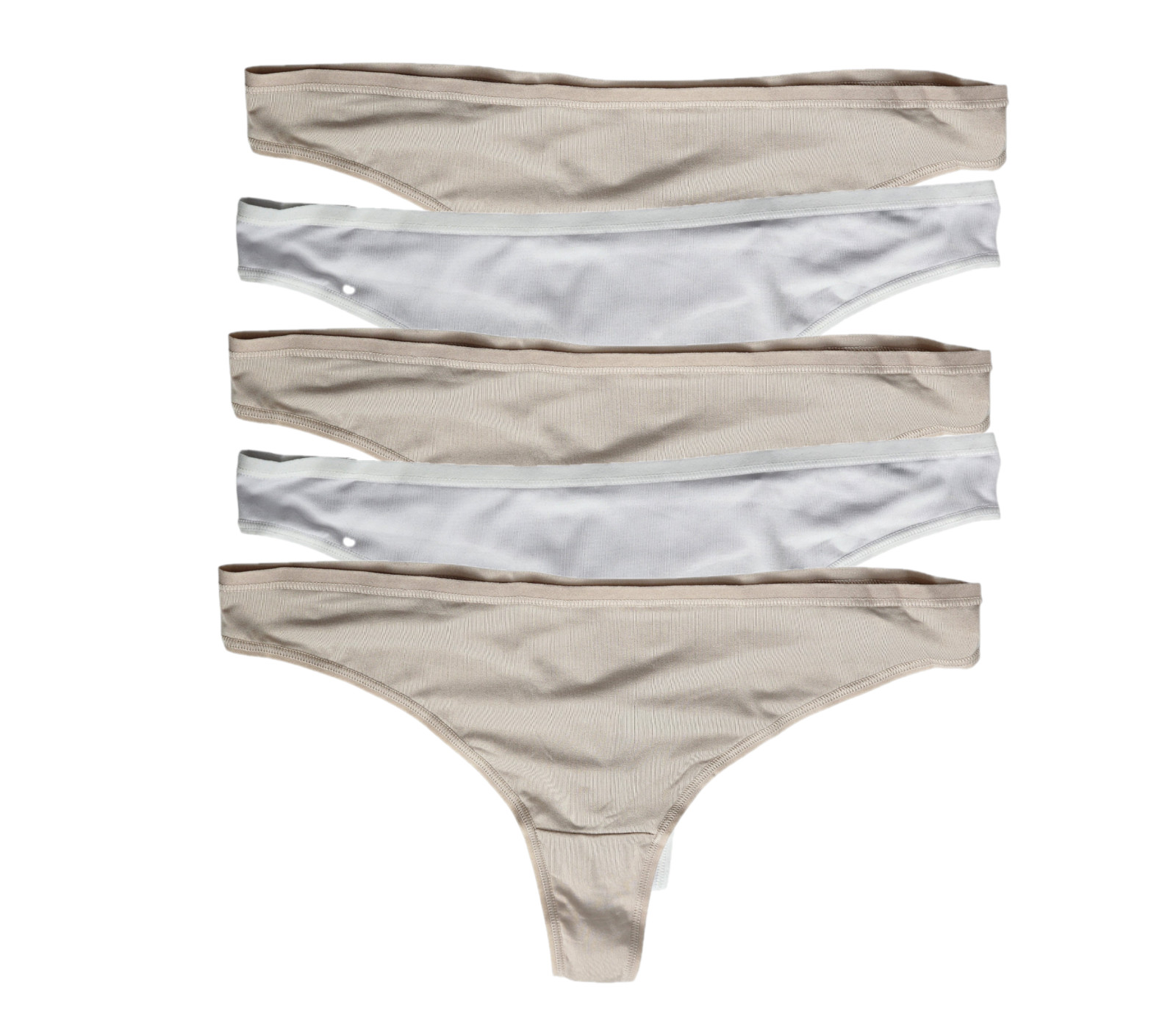 M&S 5pk Microfibre Low Rise Womens Thongs
