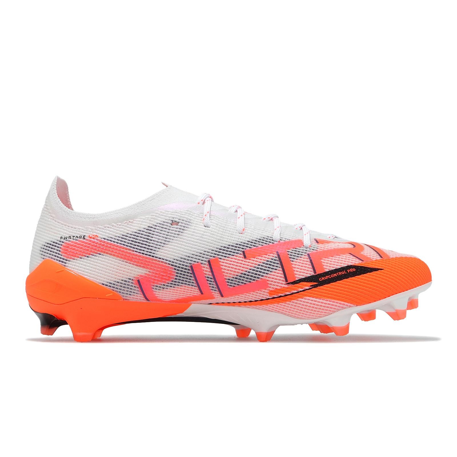Puma Ultra 5 Ultimate FG White Black Red Men Firm Ground Soccer Shoes 108159-01
