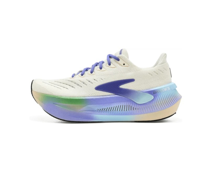 New Brooks Glycerin Max 2 Womens Color Papyrus/Blue/Phantom Size 9