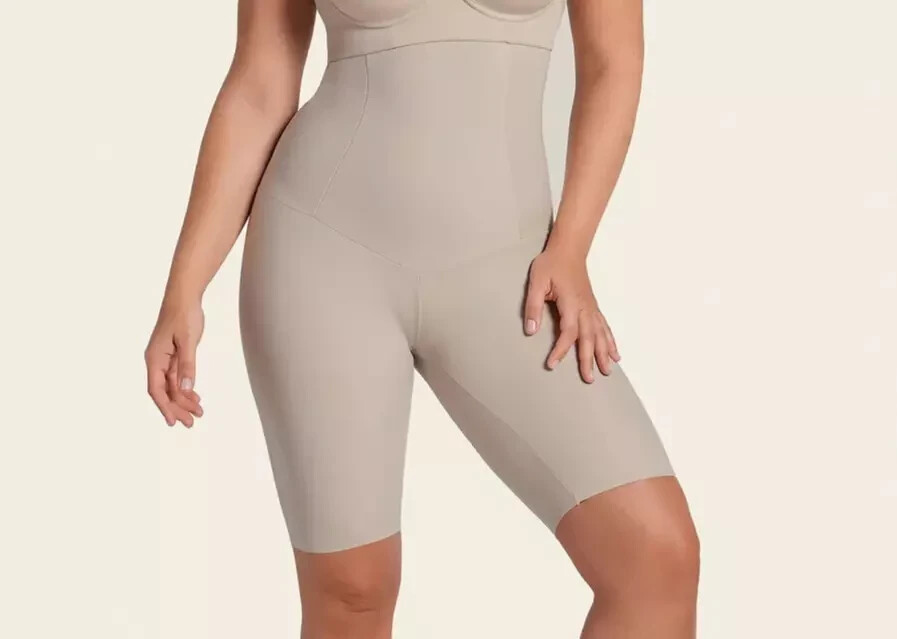 LEONISA Shapewear Extra High Waisted Shaper Short 012940 NWT