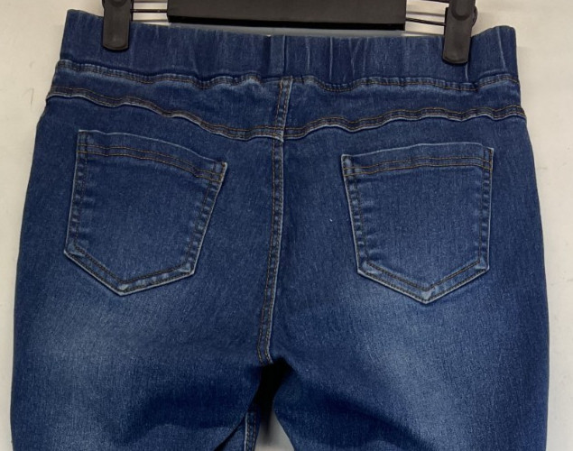 Jvini Fashion Jeans – Womens Size M – Blue – Pull On Jegging – Stretch (4585)