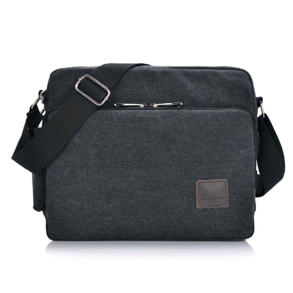 Vintage Men’s Canvas Messenger Shoulder Bag Crossbody School Book Bags Satchel