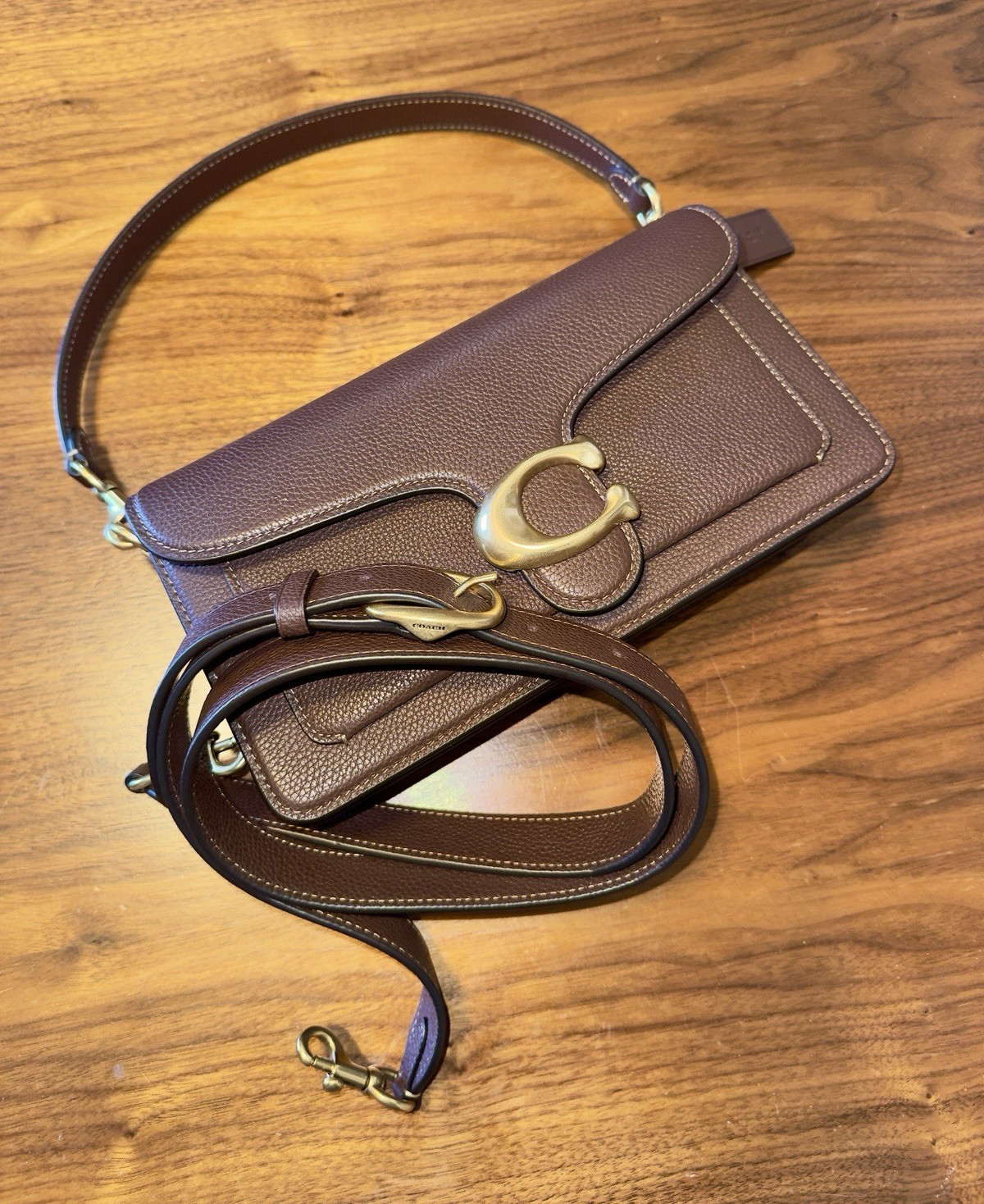Coach Tabby Shoulder Bag 26- Brass / Maple