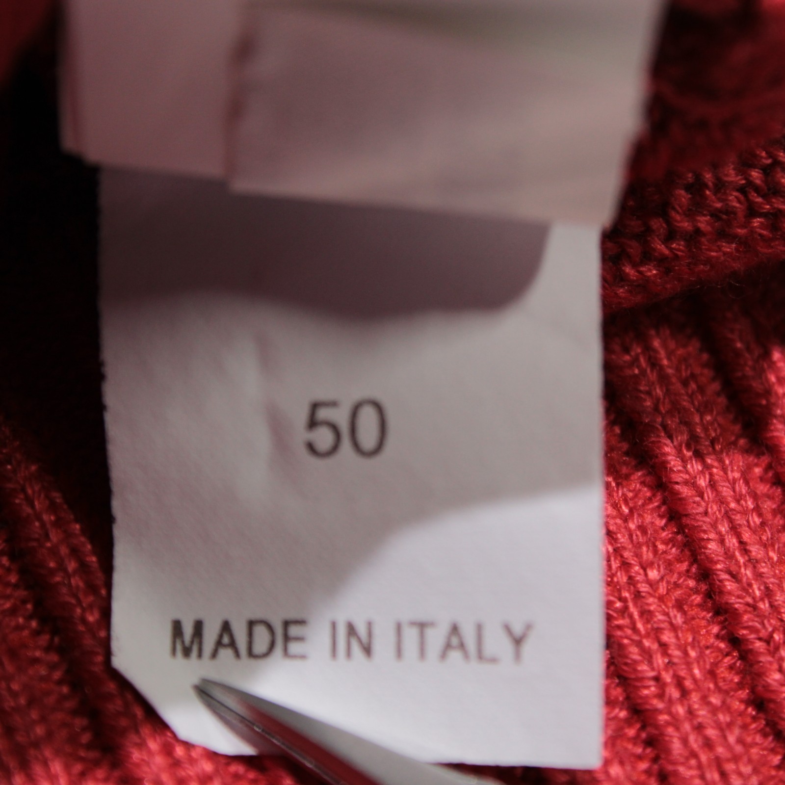 Brunello Cucinelli NWD Pullover Sweater Size 50 (US M) in Red Linen & Cotton