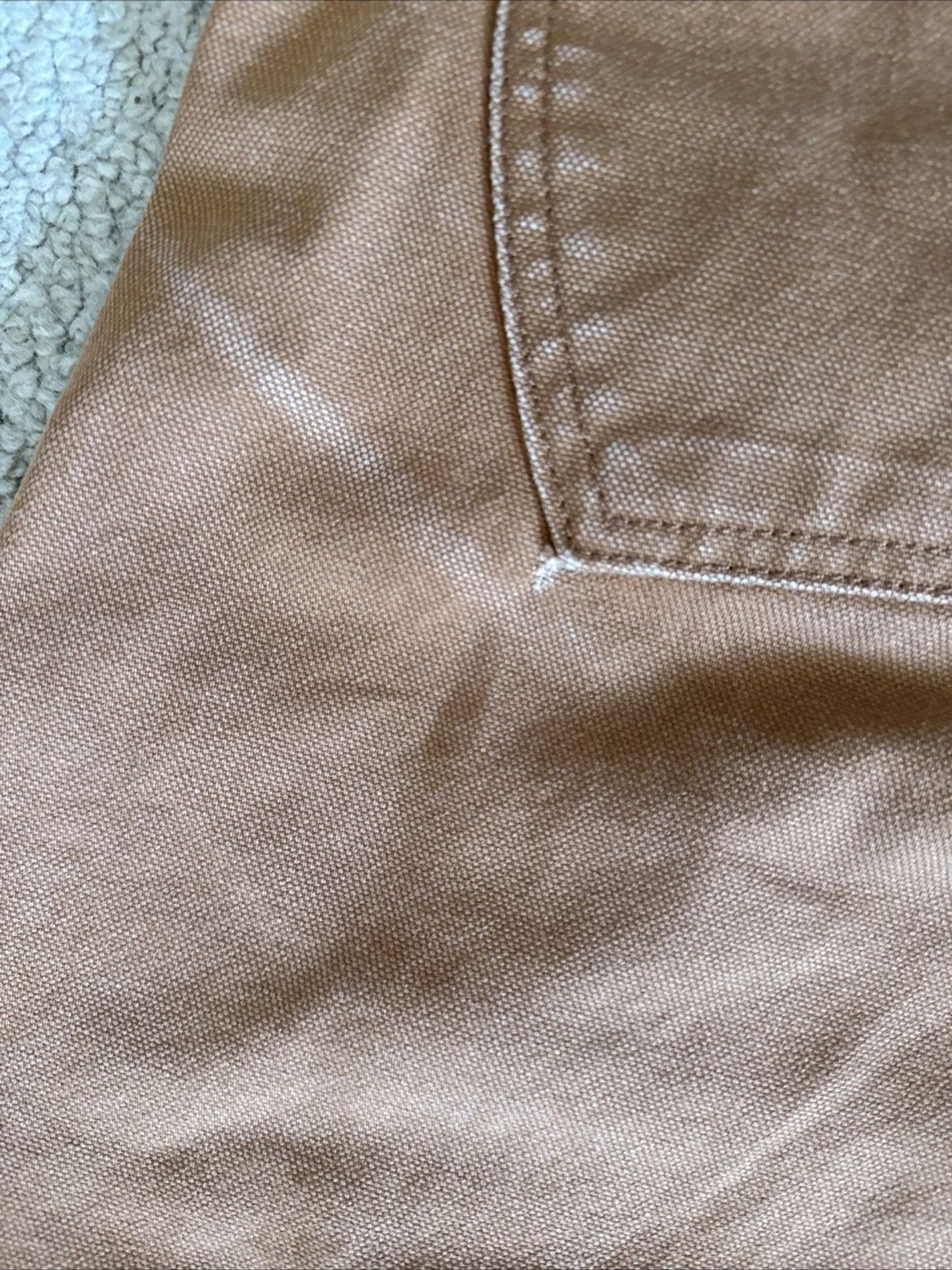 Railcar Fine Goods Brown Trouser Pants Duck Workwear Canvas USA | Men’s 30Wx29L