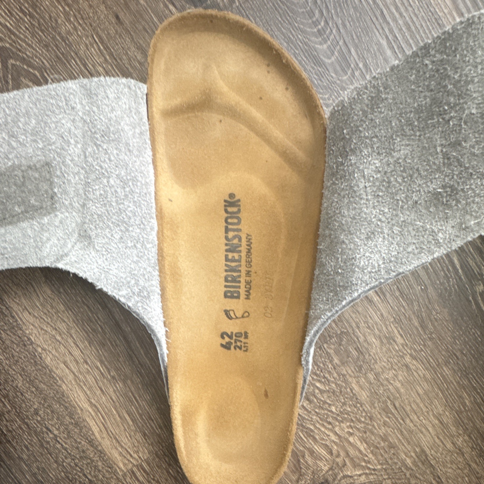 Birkenstock Kyoto Desert Buck Whale Gray US Men’s 9-9.5 BRAND NEW WITH BOX