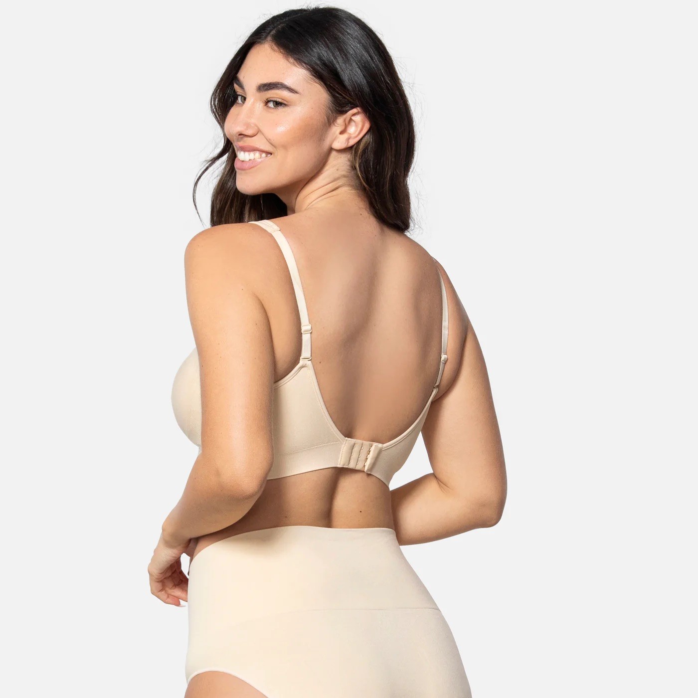 459 M SAND THE COMFORT SHAPING BRA WITH ADJUSTABLE STRAPS