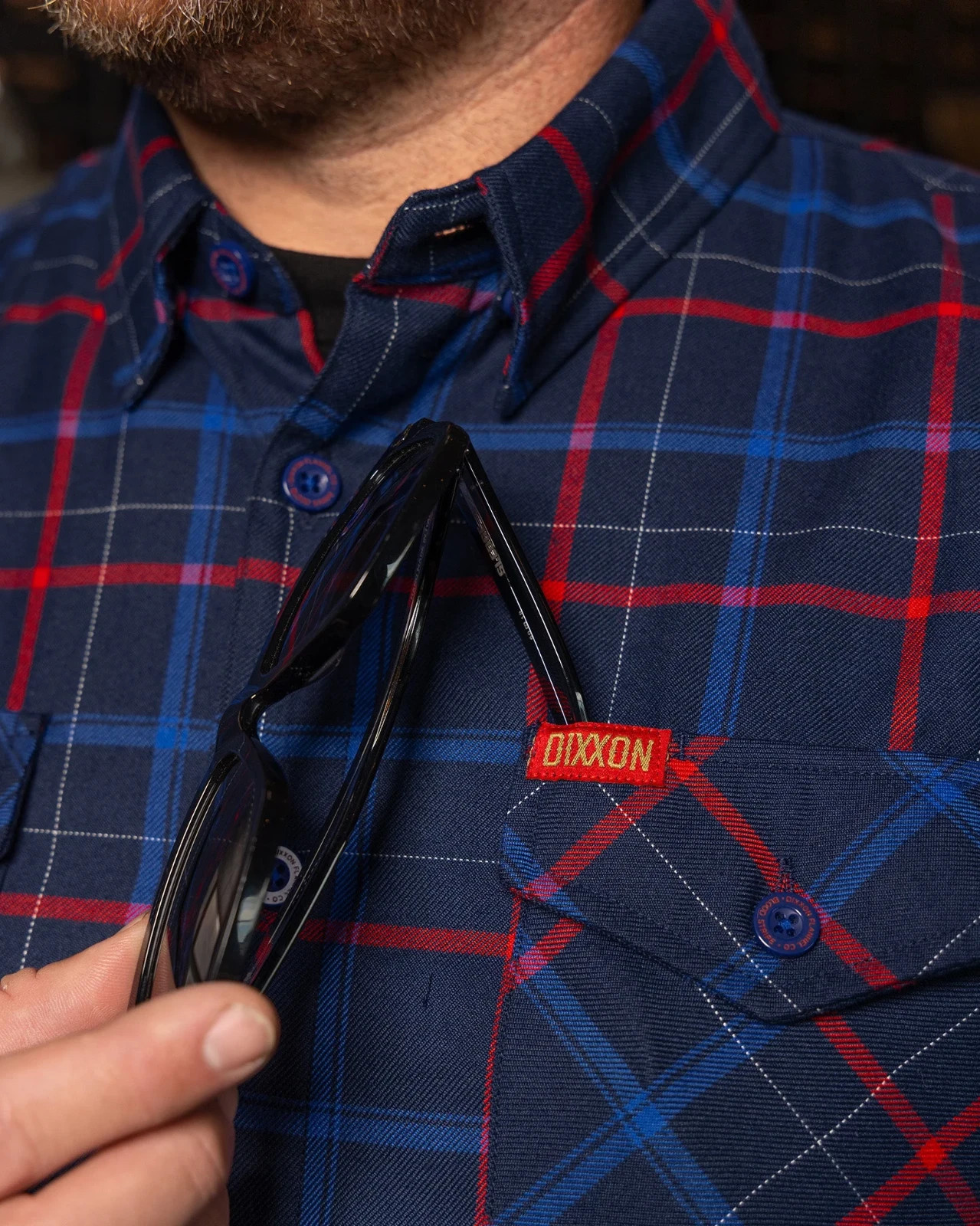 😱 Dixxon Flannel Co. 😨 – “BLOOD STRIPE” (Mens Large OR XL) *New in Package*