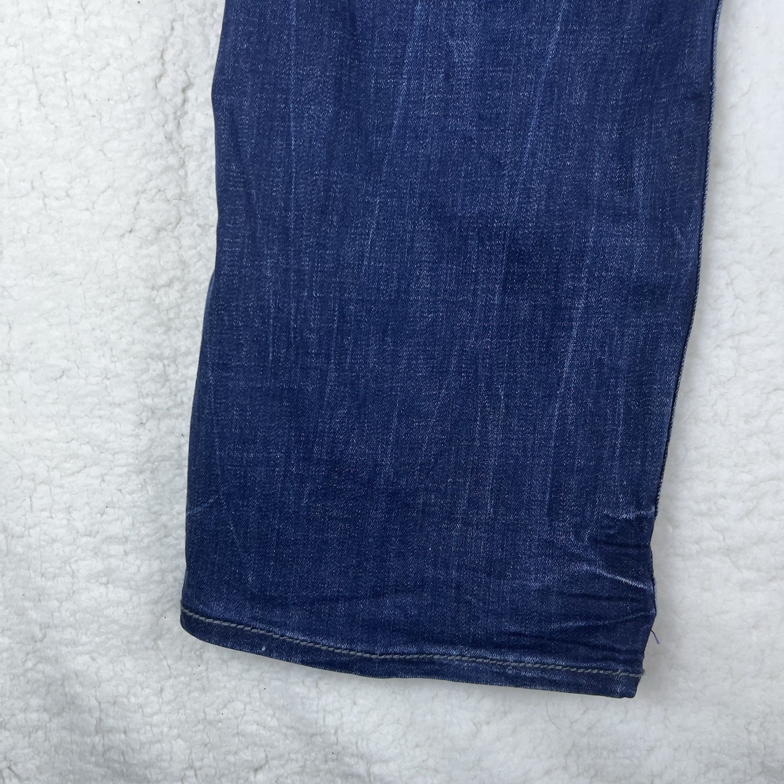 BKE Buckle Mens 30×30 Blue Jake Denim Jeans Pants Faded Stretch Whisker Marble