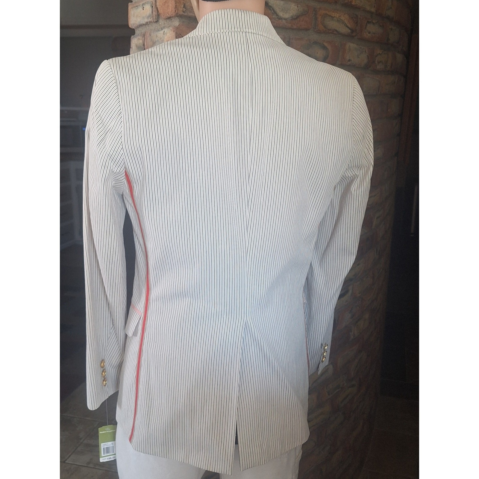 Modern Amusement Seersucker Sport Coat Blazer NWT Size S 100% Cotton MSRP $198