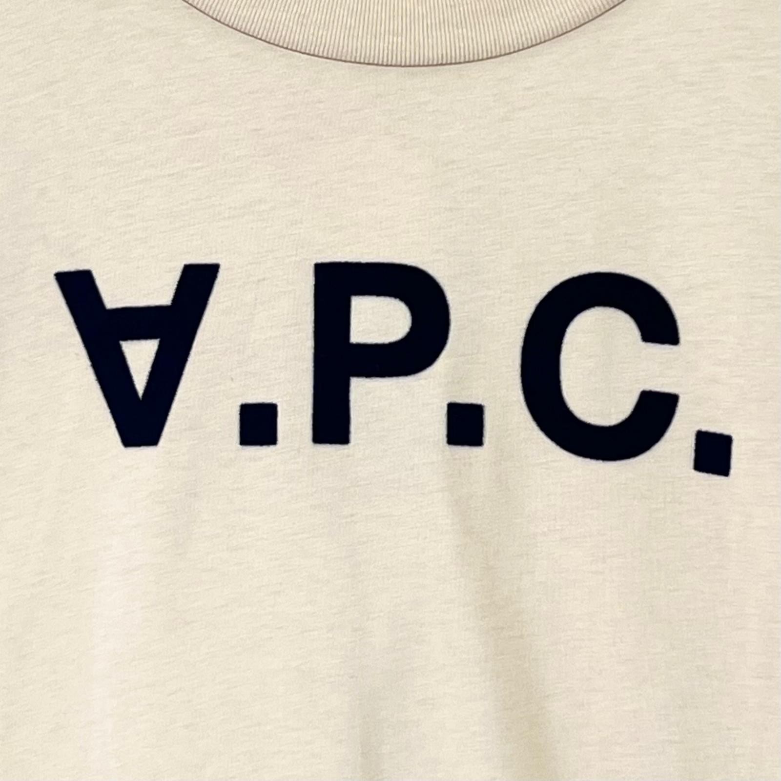 A.P.C. Standard Grand VPC Plain Short sleeve T-shirt beige mens XL【used】