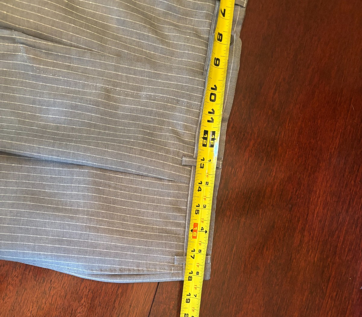 Canali 52L Gray Pinstripe Wool Suit 42L 36×34 Made Italy Bemberg Cupro
