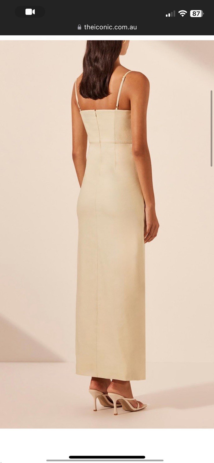 Shona Joy Kasbah Bustier Drapped Maxi Dress Size 10