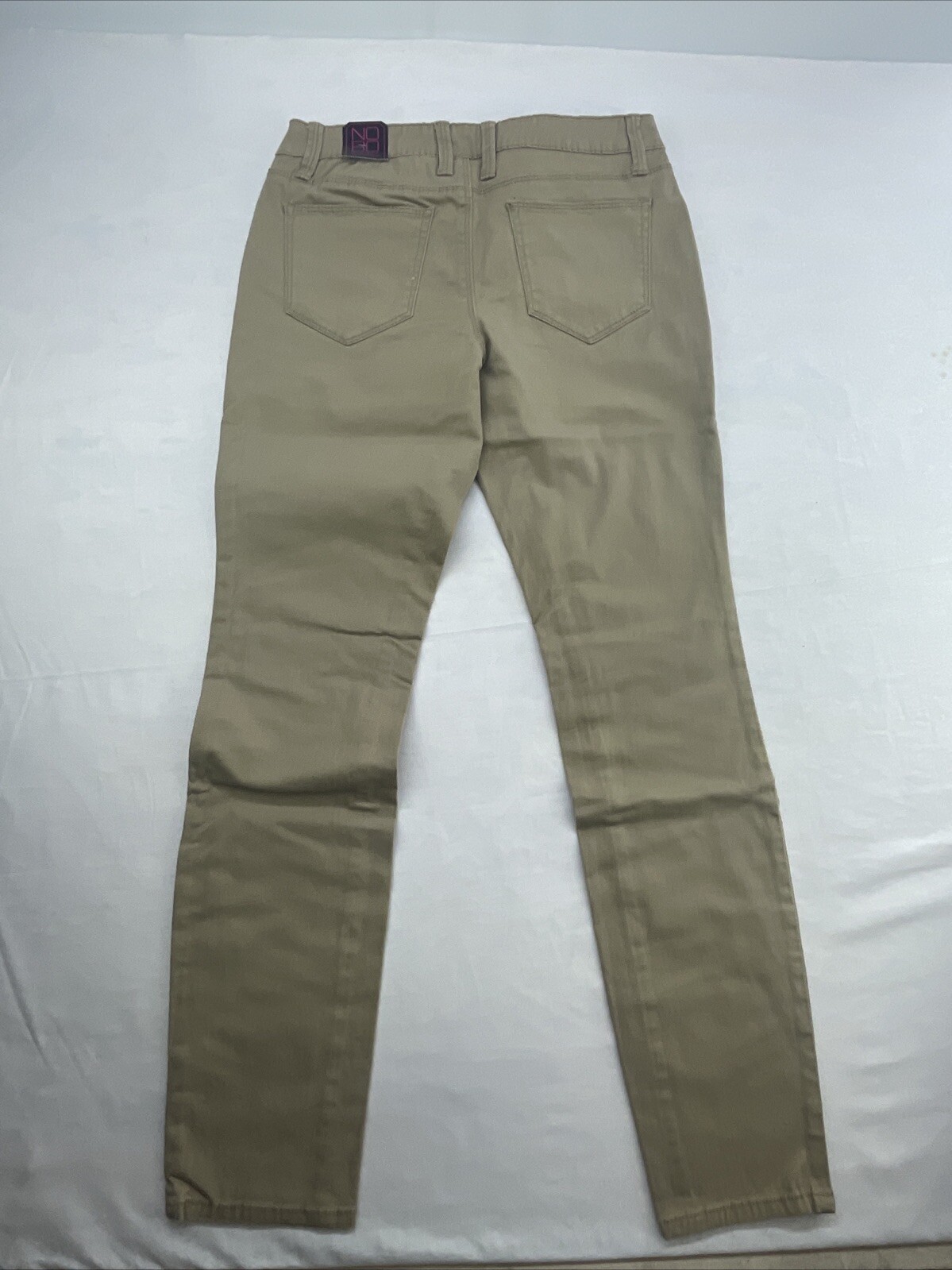 No Boundaries NoBo Juniors Skinny Low Rise Khaki Twill Stretch Jeans Size 9 New