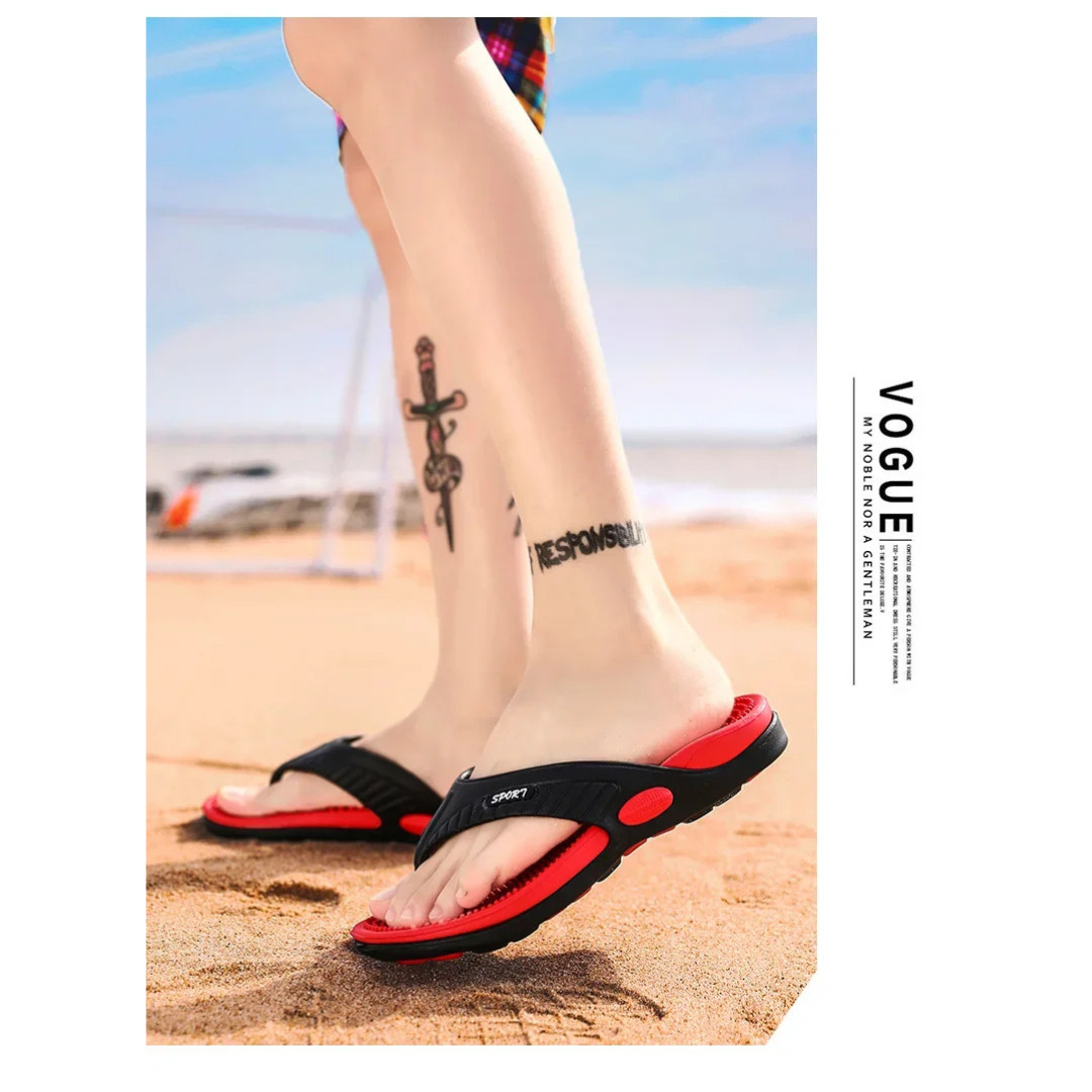 Massage Flip-flops Summer Men Slippers Beach Sandals Comfortable Men Casual Shoe