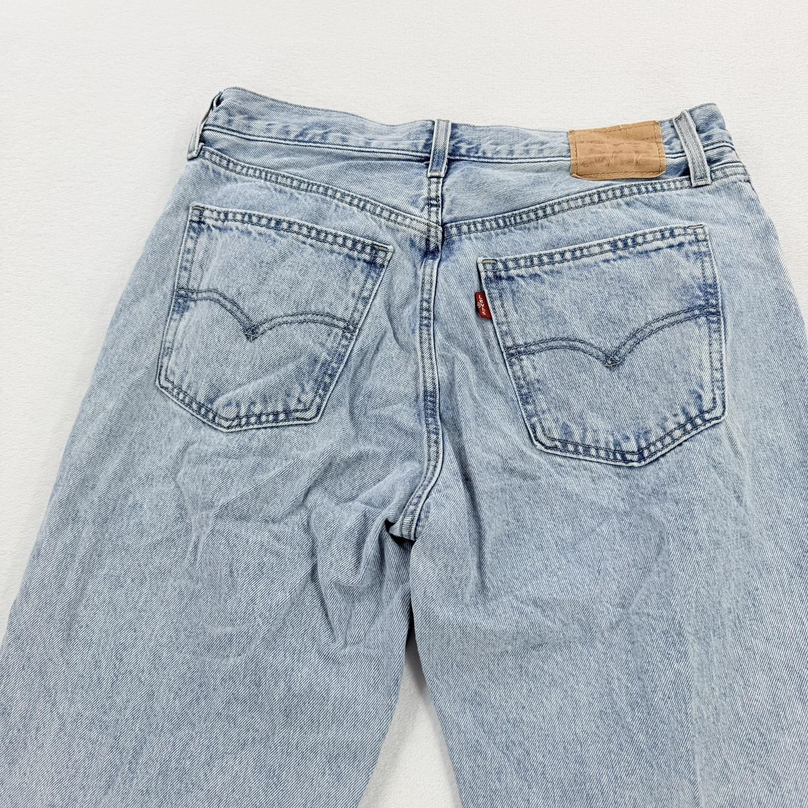 Levi’s Low Pro Straight Jeans Womens 28 Blue Light Wash Denim Low Rise Relaxed
