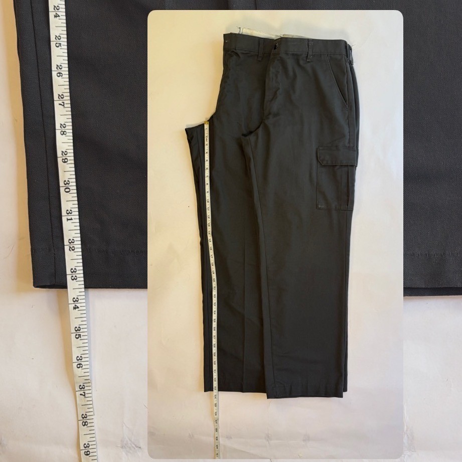 2 PACK – Red Kap Mens Charcoal Grey Industrial Cargo Work Pants PT88CH 40×34