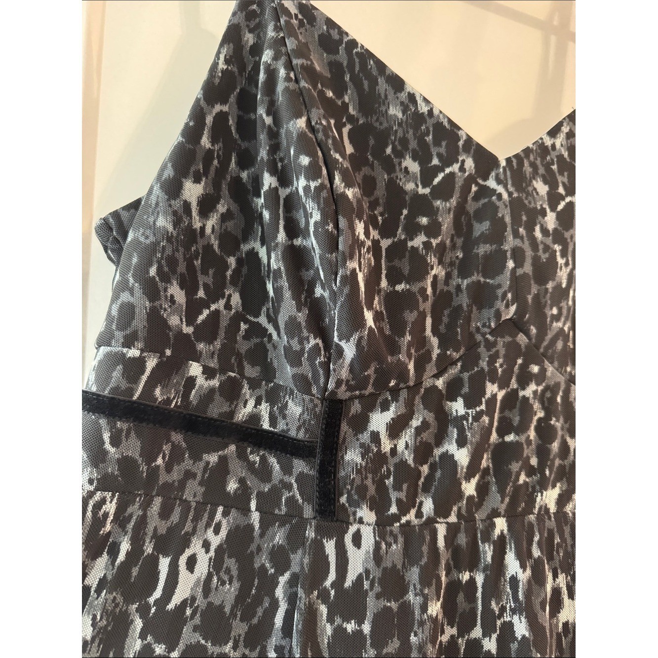 torrid Charcoal Leopard-Print Midi Dress