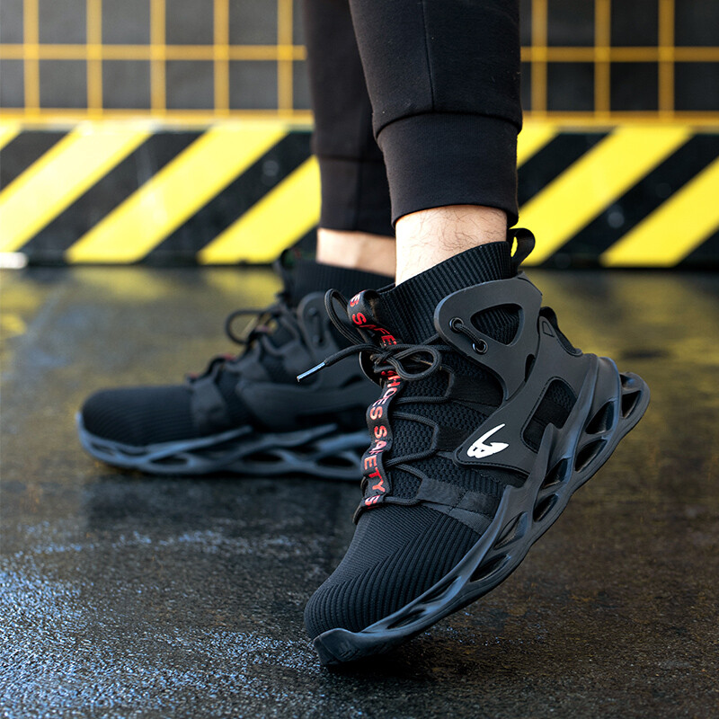 Indestructible Mens Work Boots Steel Toe Safety Shoes Sneakers Lightweight Shoes