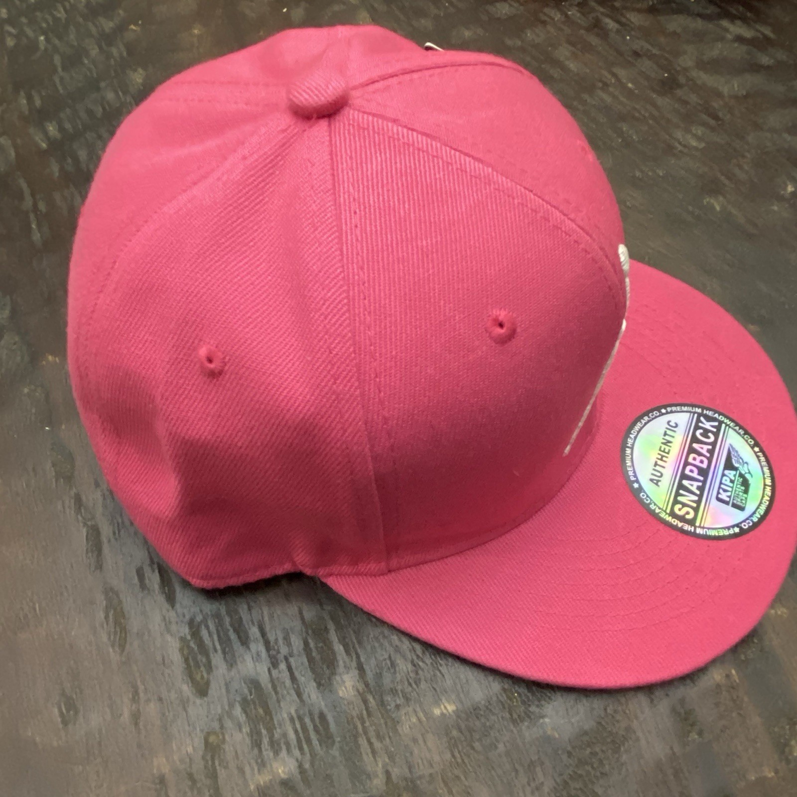 ☄️KIPA Pink Adjustable Snapback Hat Solid Unisex Adults One Size Jumpman Logo🔥