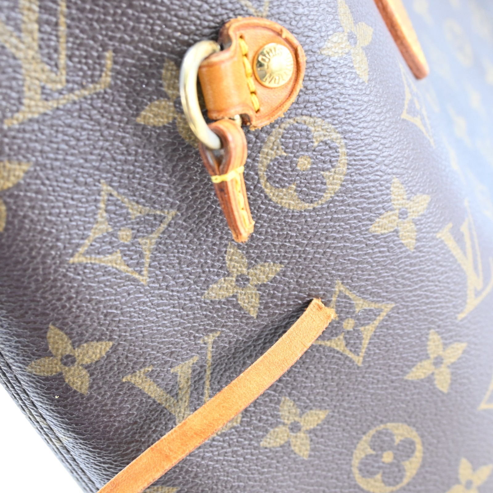 Auth Louis Vuitton Monogram Neverfull MM Shoulder Tote Bag M40157 LV P5071YJ805