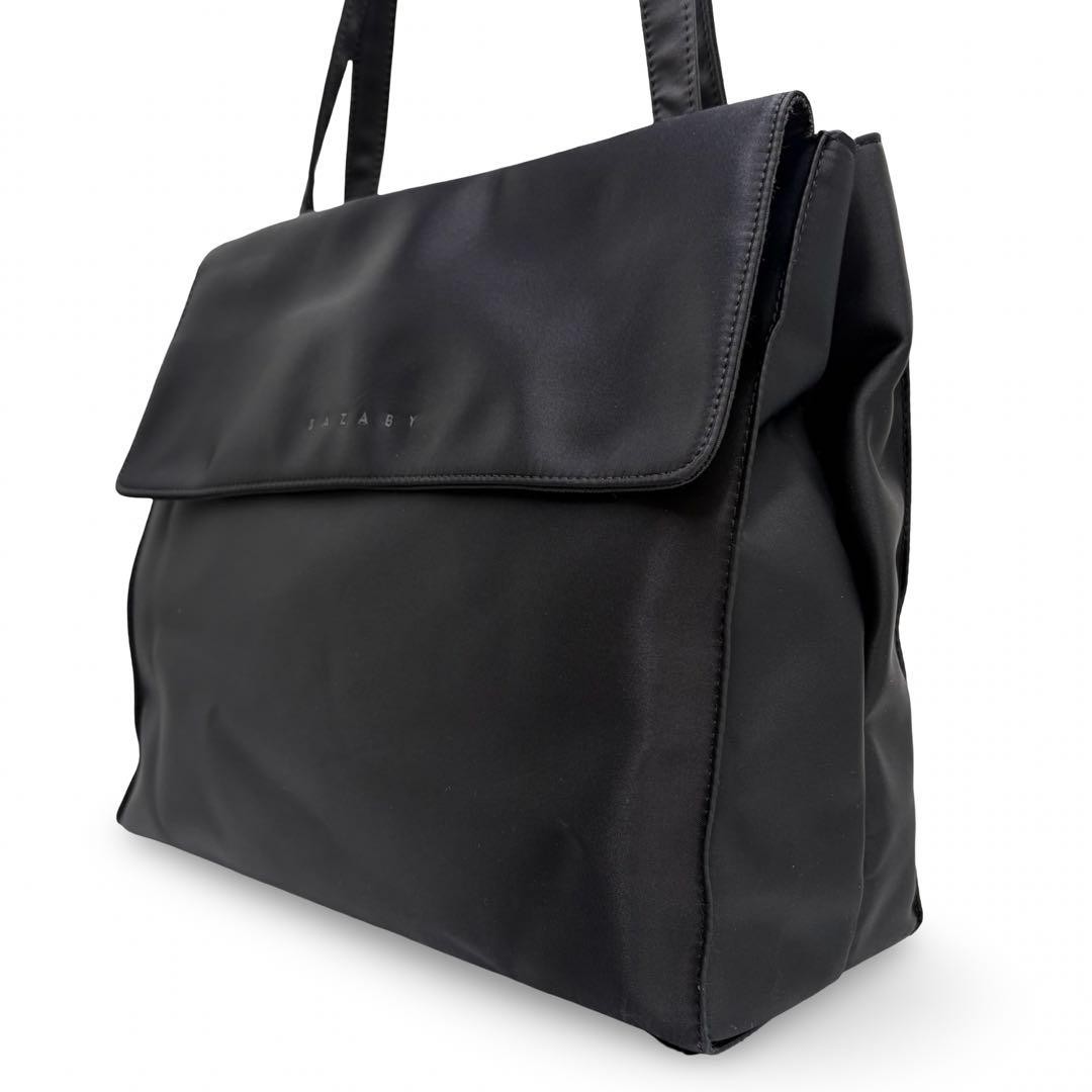 Sazaby Y2K Black Nylon Shoulder Bag Tote Japan Used 0713994