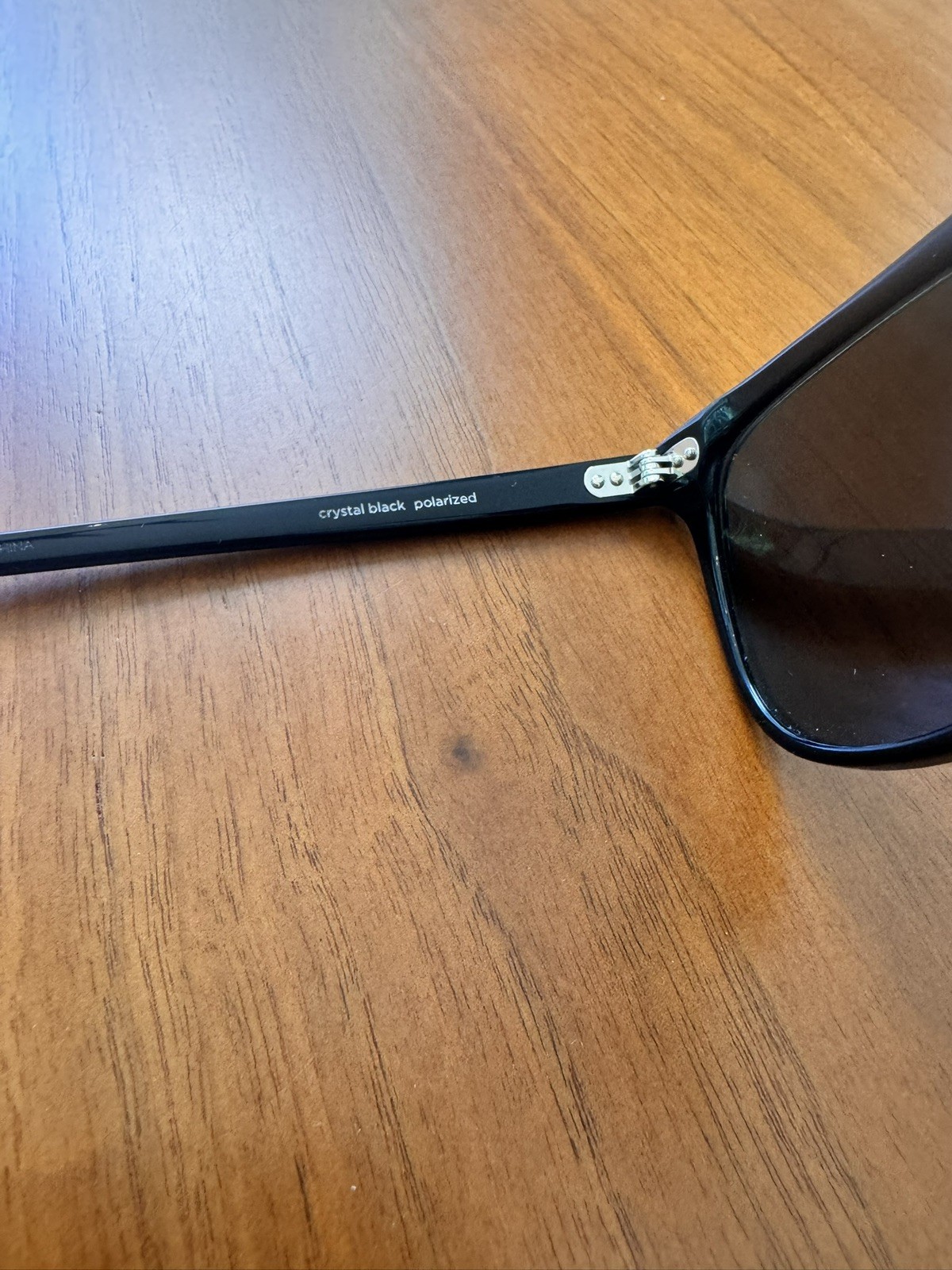 Raen Arlo Crystal Black Polarized Size Sunglasses Fair – scratches