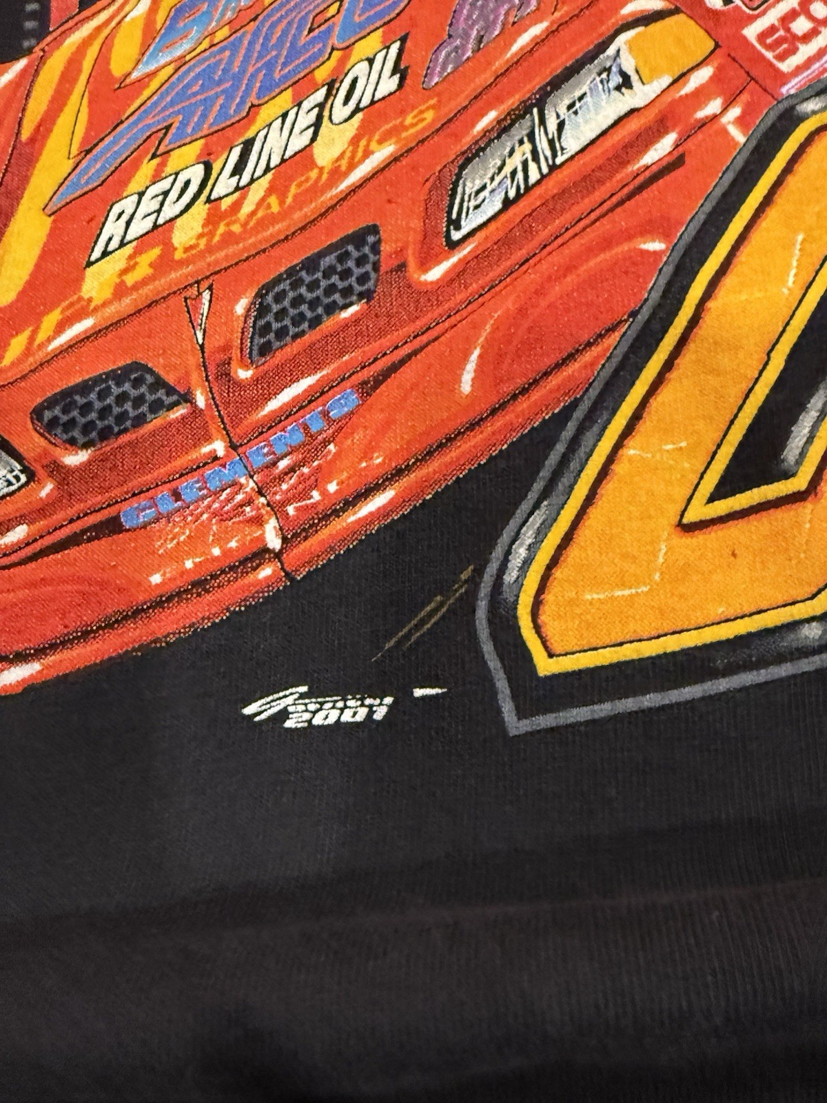 Rare Vintage 2001 Billy Moyer Pure Outlaw Racing T-shirt XL Dirt Track Racing