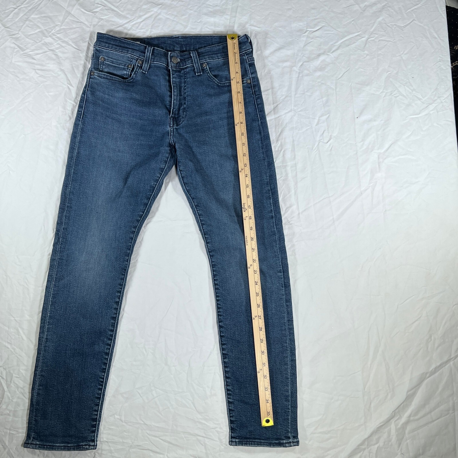 Levi’s Premium 512 Slim Taper Jeans Men’s W30 L30 Medium Wash Blue Big E
