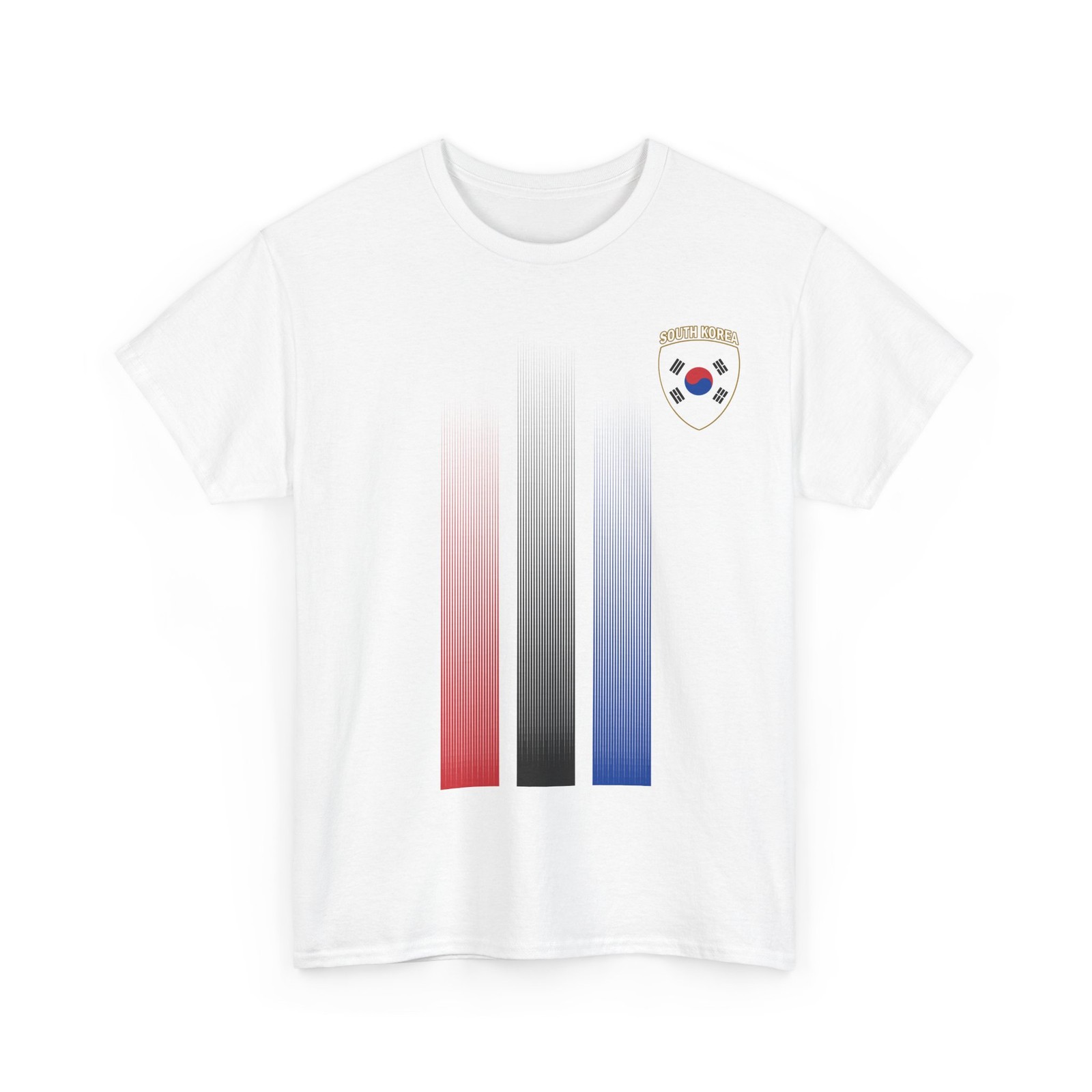 South Korea Soccer Retro Tee, South Korean Flag Soccer 2026 Jersey Style T-Shirt