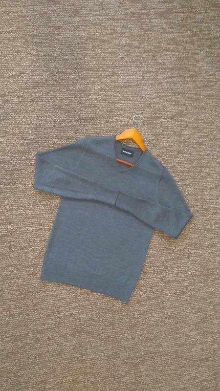 Men Bonobo Jeans Sweater Grey Wool 36 / S / 44