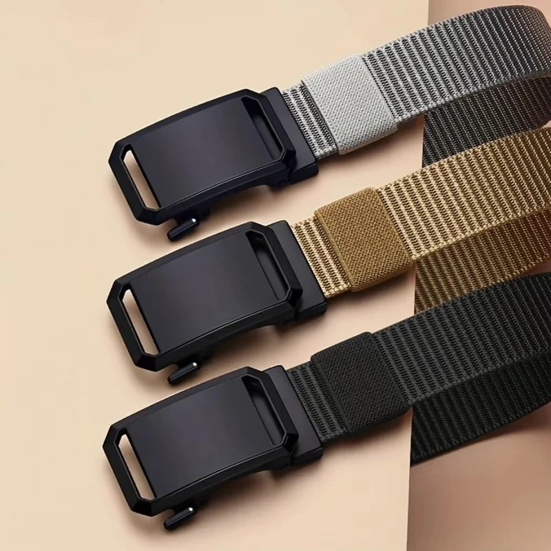 Men’s Stretch Belt Quick Release Belt Magnetic Buckle adjustable Webbing Outdoor