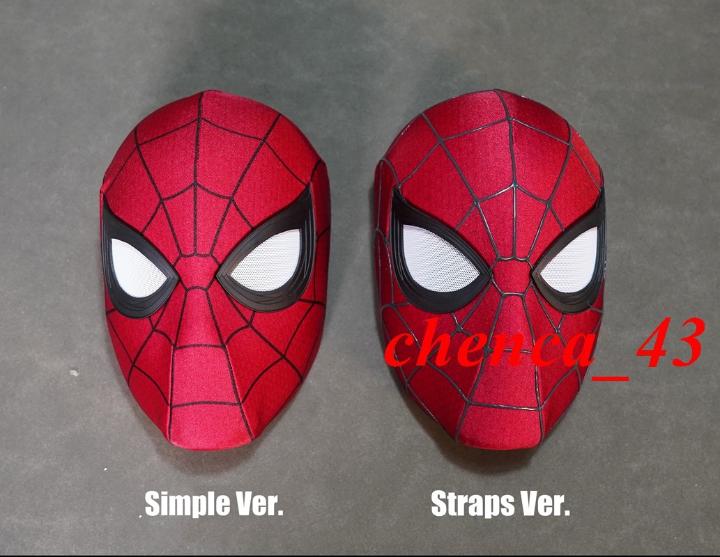 Handmade Brand New Day Mask Faceshell Eyes Spider-Man 4 Holland Cosplay Headgear