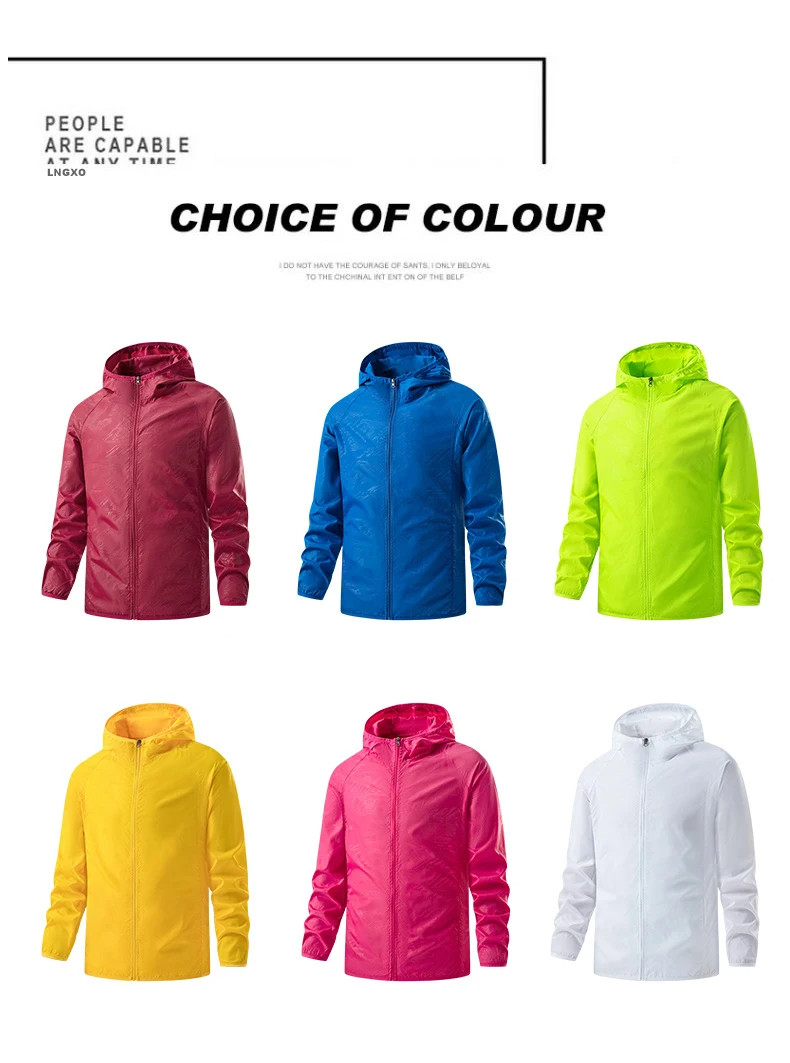 Waterproof Hiking Jacket Men Women Outdoor Windbreaker Rain Coat