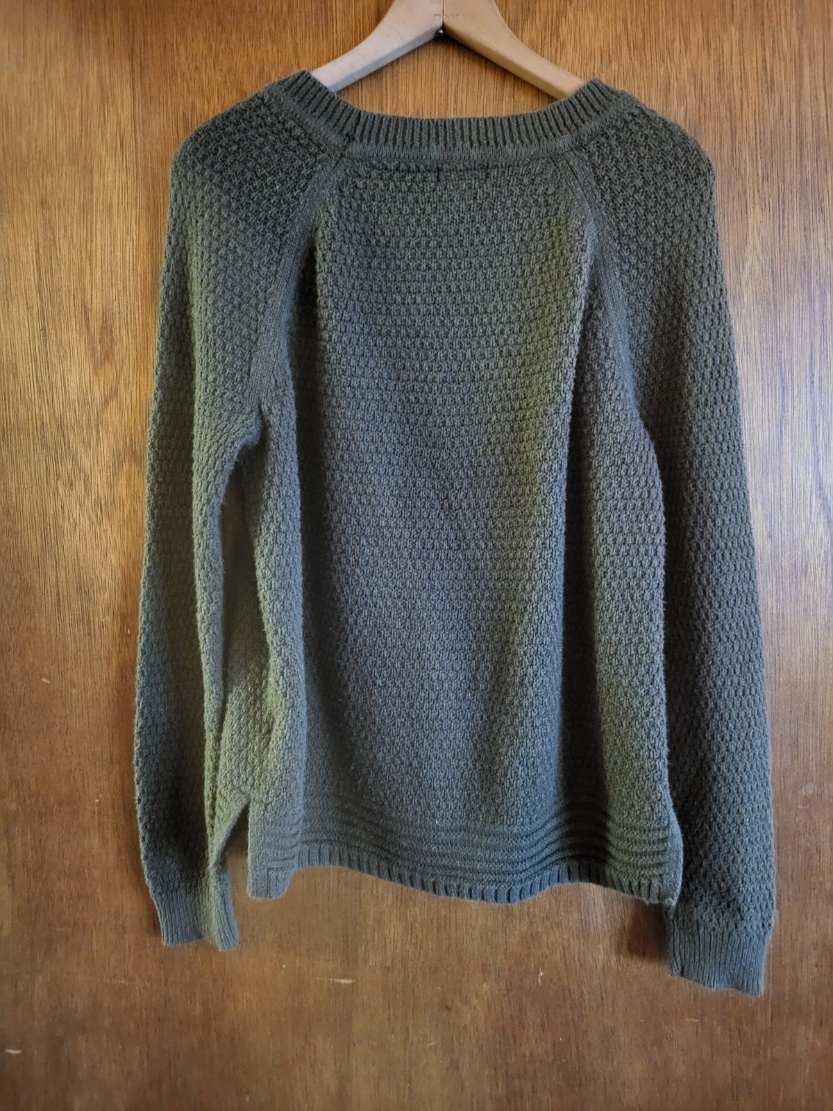 Old Navy Teal Green Cable Knit Soft Sweater Top Women’s Size Large Pre-owned GUC