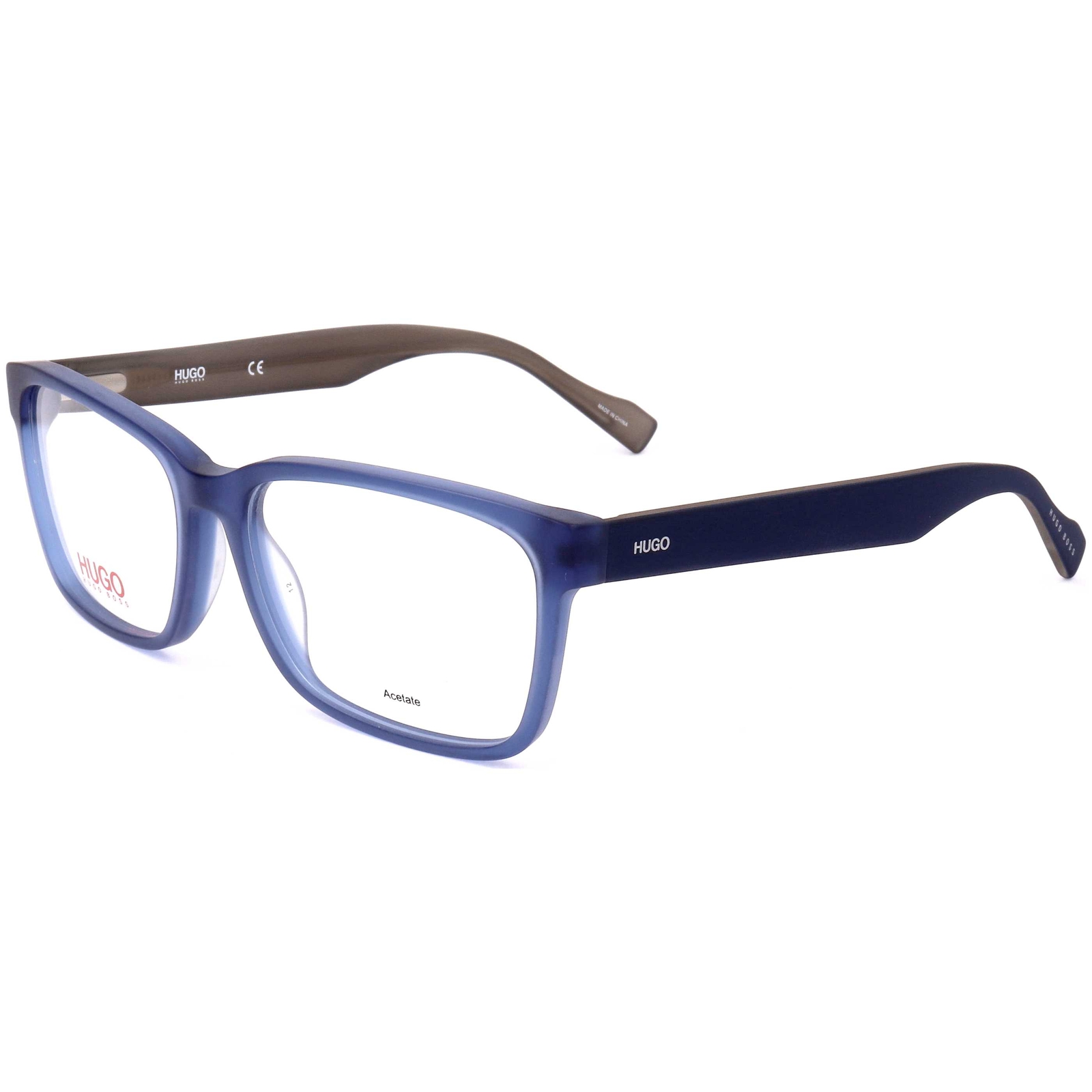 Hugo Men’s 55mm Matte Blue Opticals HG0182-FLL-55