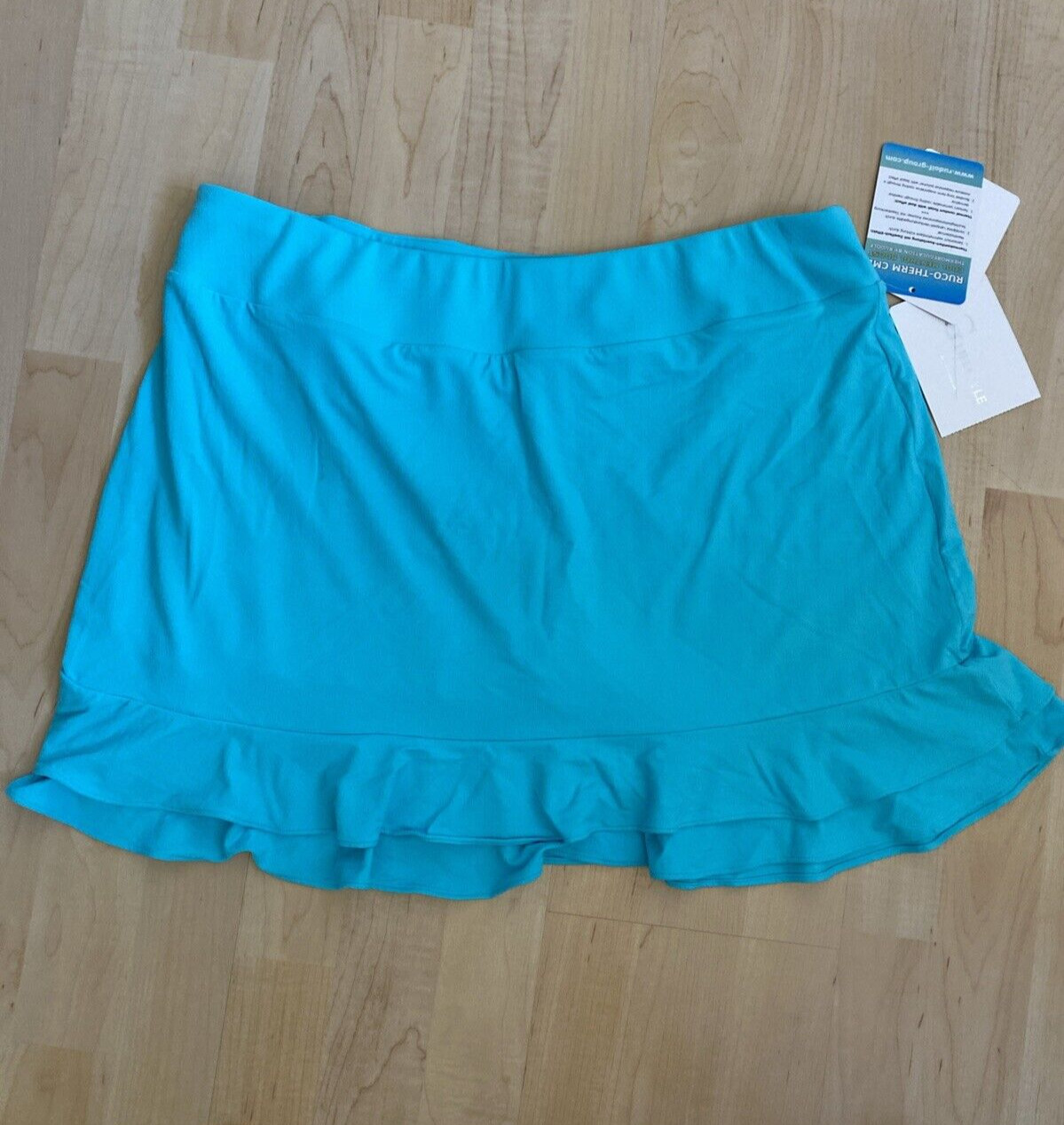 G LIFESTYLE WOMEN’S RUFFLE GOLF TENNIS SKORT SMALL BLUE NEW NWT 82000