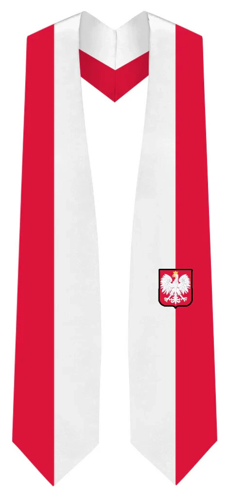 Poland Graduation Stole – Poland Flag Sash