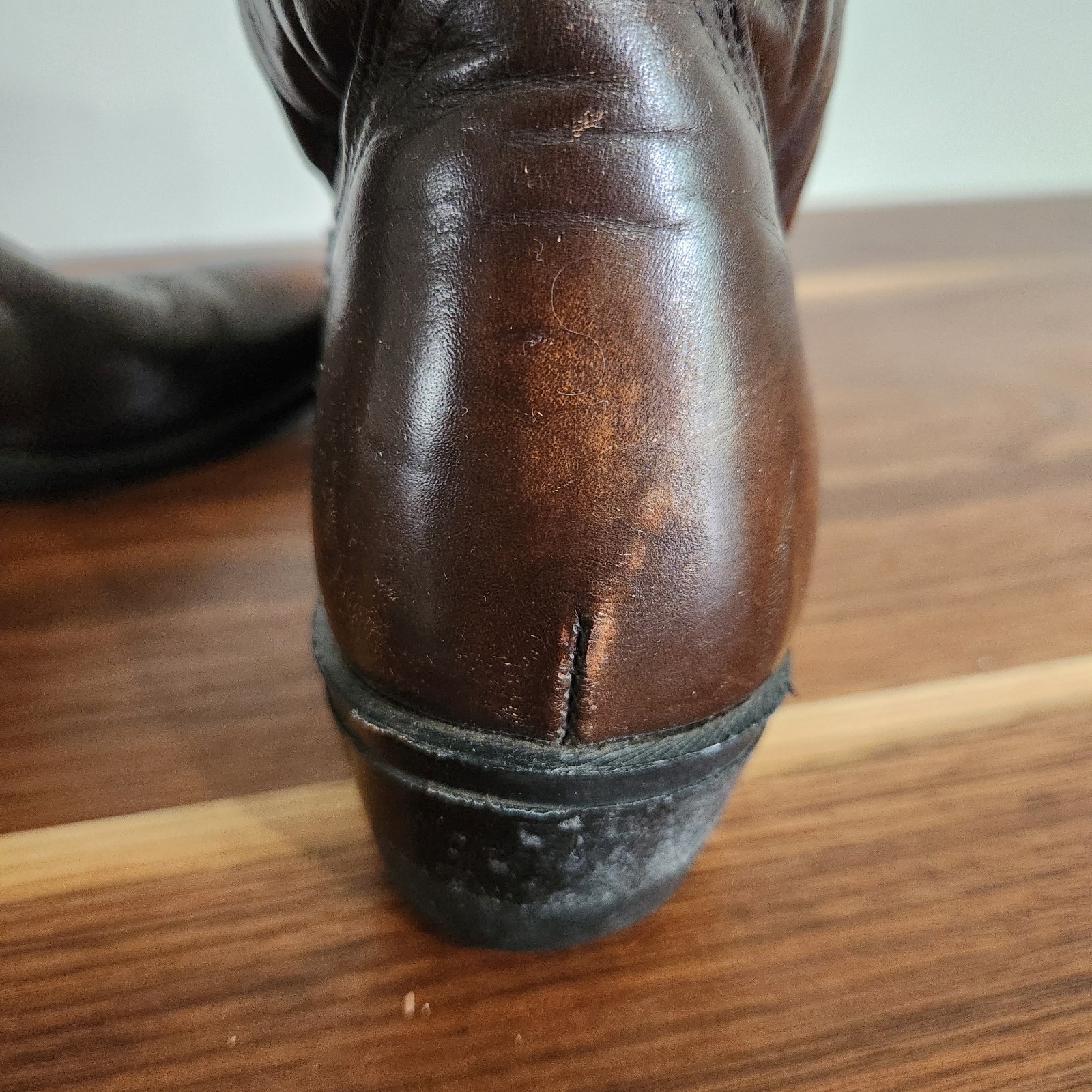 Red Wing Vintage Pecos 9801-1 Cowboy Western Boots Leather USA Made Size 9.5 B