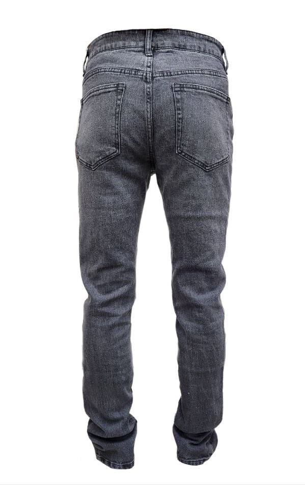 HoodLamb Men’s Black Denim Classic Straight Leg Hemp Jeans 420 NWT