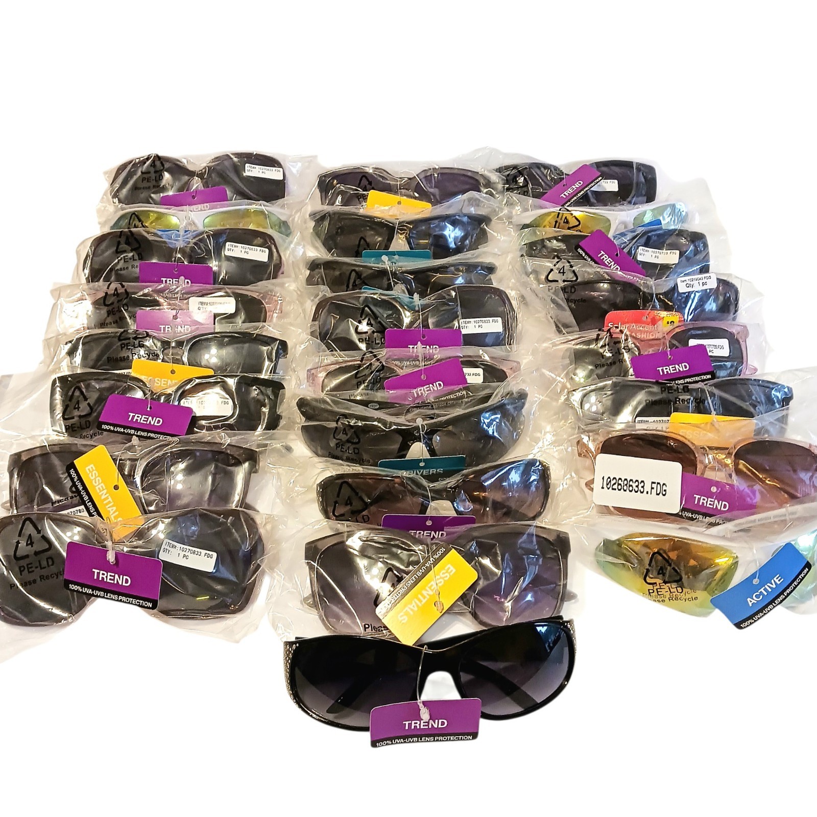 Fashion Sunglasses Wholesale Bulk Lot Of 25 Pairs Exactly As Pictured Trendy