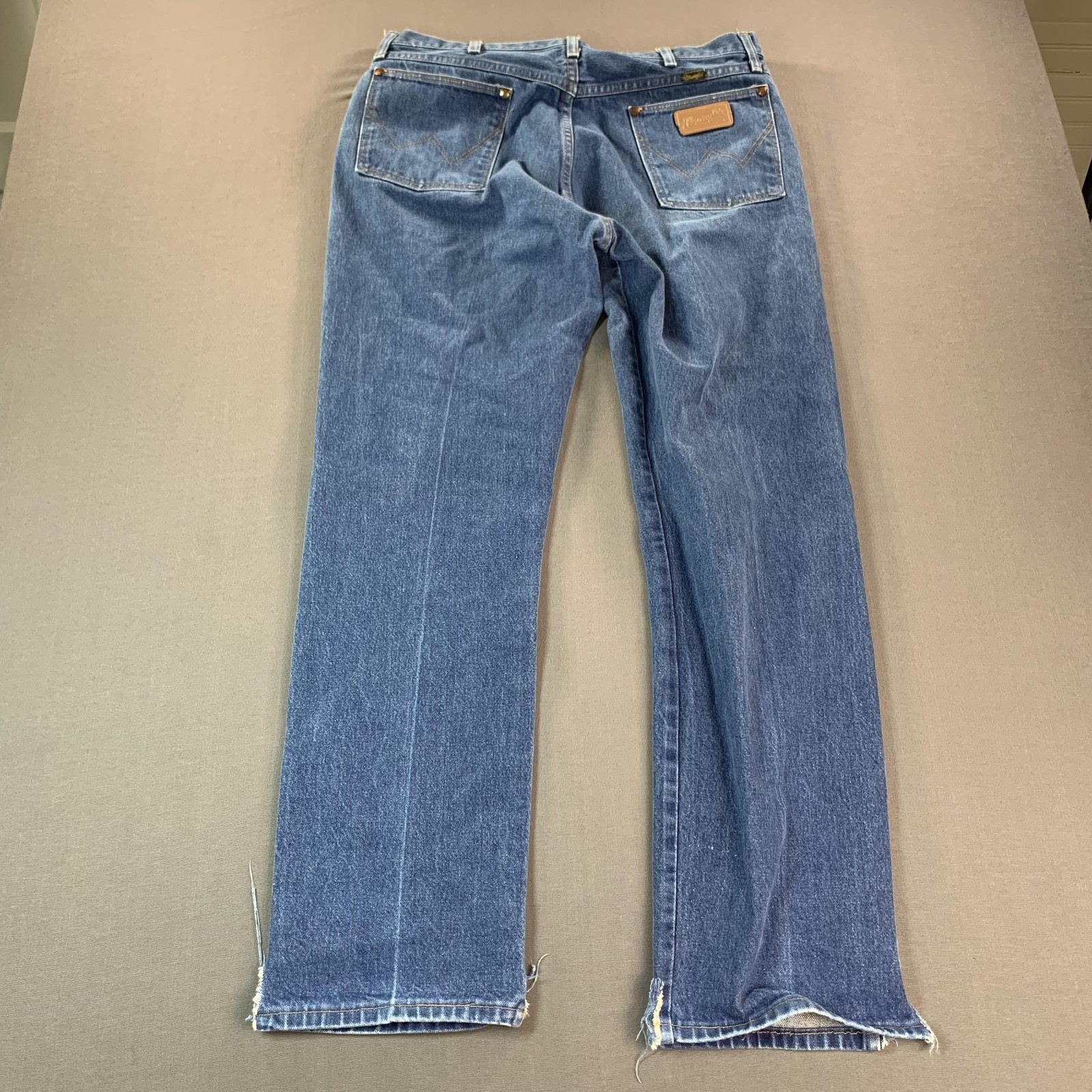 Vintage Wrangler Cowboy Cut Jeans Mens 38×32 Blue Denim 13MWZ USA Workwear