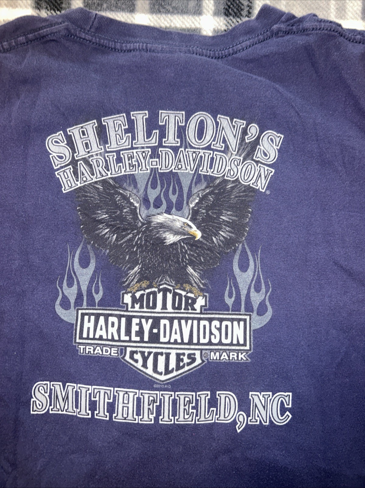 Harley Davidson T Shirt Mens Large Smithfield NCGenuine