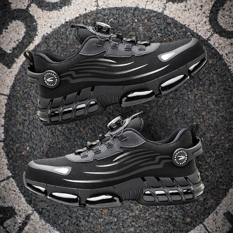 Work Safety Shoes Men Anti-smash Anti-stab Work Shoes Sneakers Steel Toe Shoes