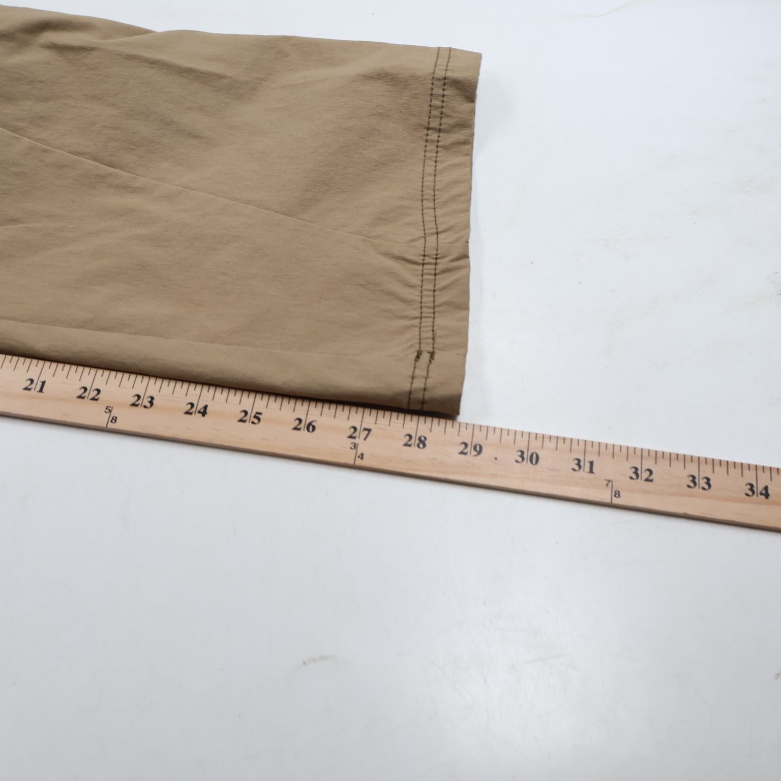 Athleta Women’s Pants Khaki 4P Nylon Spandex Stretch Wide Leg Cargo