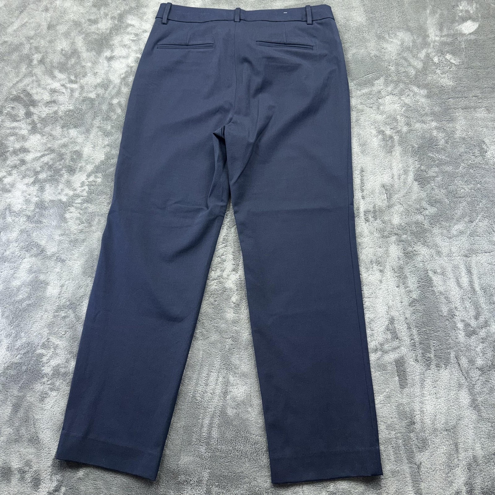 Banana Republic Sloan Pants Womens 12 Blue Twill Slim Ankle Dress Stretch NWT