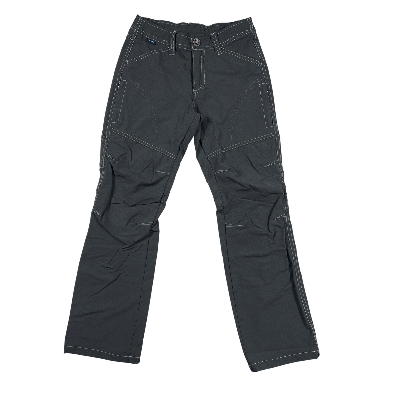 Kuhl Boys Renegade Pant Small 6-7 Carbon Dark Gray Hiking Outdoor Gorpcore NWOT