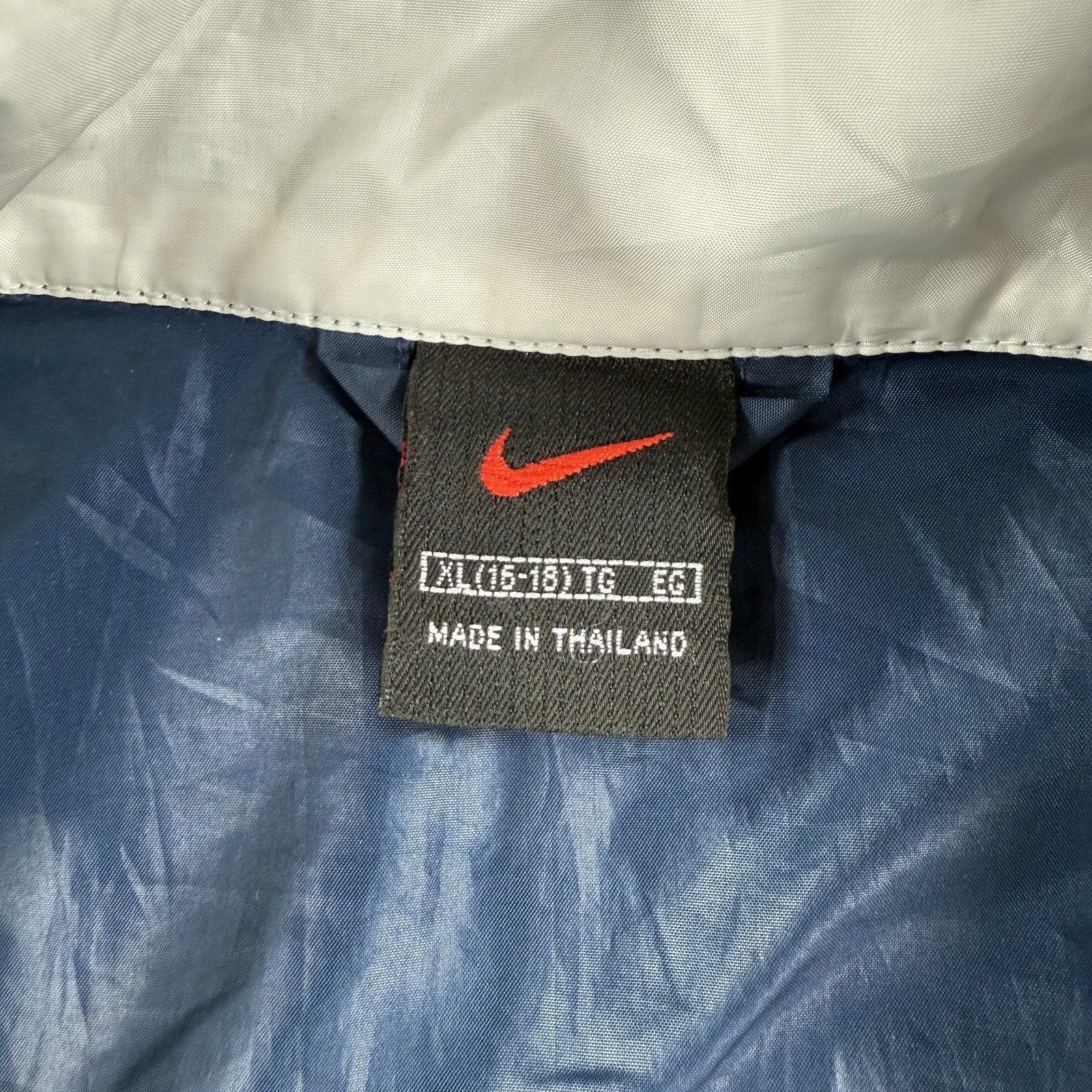 Vintage Nike Windbreaker Jacket Mens XL Colorblock Swoosh Logo Full Zip 90s